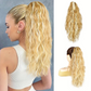 ⏳Réduction limitée de 60% ! 🎁 Extension queue de cheval bouclée 18" – Fibres haute température, double fixation (clip + cordon), volume naturel & confort toute la journée ! 💇‍♀️✨