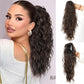 ⏳Réduction limitée de 60% ! 🎁 Extension queue de cheval bouclée 18" – Fibres haute température, double fixation (clip + cordon), volume naturel & confort toute la journée ! 💇‍♀️✨
