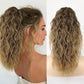 ⏳Réduction limitée de 60% ! 🎁 Extension queue de cheval bouclée 18" – Fibres haute température, double fixation (clip + cordon), volume naturel & confort toute la journée ! 💇‍♀️✨