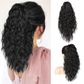 ⏳Réduction limitée de 49%🎁18 Inch Curly Wavy Frizzy Hair Extension with Ponytail