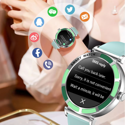 💎💃Montre intelligente Bluetooth pour le sport - ✨Santé élégante, surveillance constante, cadeau parfait !