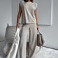 💖Vente limitée 50% OFF💖Ensemble deux pièces T-shirt et pantalon large pour femme👗
