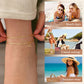 🌟🌹✨ PROMO LIMITÉE -56% ! Bracelet de Cheville Doré Superposé pour Femmes – Pailleté, Réglable & 2 Pièces (Or)