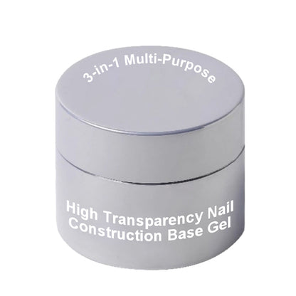 🎉Achetez 3 Obtenez 2 Gratuit💅Base de construction d'ongles 3-en-1 multi-usages à haute transparence Gel de construction d'ongles