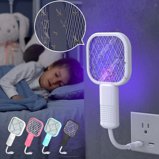 📢📢55% DE RÉDUCTION !! ⏰ Mini Tapette à Mouche Électrique USB – Rechargeable, Puissant & Idéal pour la Maison 🏠