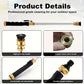 💧🔫 PROMO -56% ! 💎Pistolet à Eau Haute Pression – 3 Buses Interchangeables, Alliage d’Aluminium & Laiton (Nettoyage Voiture & Jardin)