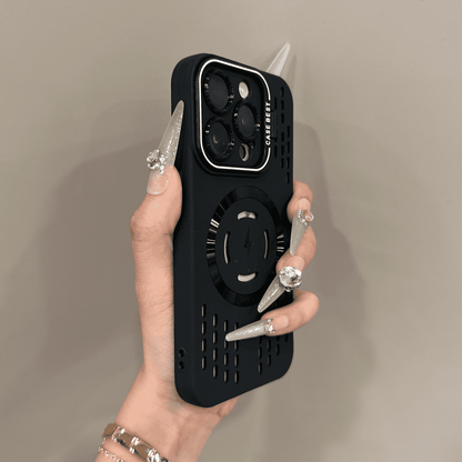 🔥🔋Housse de sécurité en silicone souple avec étui de chargement magnétique ultra-rapide pour iPhone 📱💎