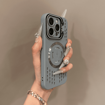 🔥🔋Housse de sécurité en silicone souple avec étui de chargement magnétique ultra-rapide pour iPhone 📱💎