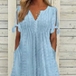 👗 53% DE RÉDUCTION ✨ Robe élégante femme avec décolleté en V et découpes – Taille fluide, respirante & parfaite pour les soirées d’été ou les occasions spéciales 💃