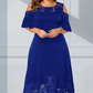 ✨Soldes d'été - 50% de réduction✨💃Dame élégante robe à épaules dénudées avec ourlet en dentelle