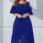 ✨Soldes d'été - 50% de réduction✨💃Dame élégante robe à épaules dénudées avec ourlet en dentelle