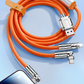 🔥120W 3 en 1 Rotating Elbow Fast Charging Data Cable⚡