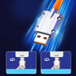🔥120W 3 en 1 Rotating Elbow Fast Charging Data Cable⚡