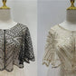 ⏳Time-limited Special⏰👗 Châle vintage en dentelle et perles