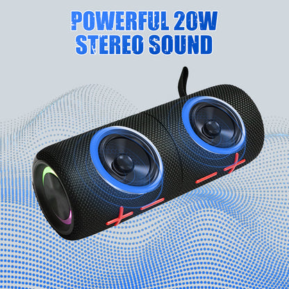 🔊🔥 50 % DE RÉDUCTION ! Enceinte Bluetooth magnétique divisible 2-en-1 – Son stéréo 20 W, étanche IPX5, batterie d'une autonomie de 24 h – Idéale pour l'extérieur et les fêtes 🎵💥