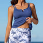 🏖️Letzter Tag ! 60% REDUKTION - 💥🏝️ZWEITEILIGES TANKINI-SET MIT BAUCHANSATZ