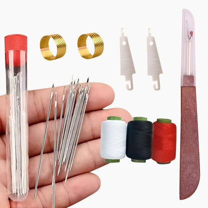 🧵 Kit de couture 37 pièces – tout ce dont vous avez besoin pour créer et réparer avec style ✂️✨