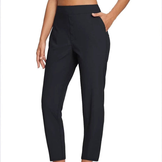 ❤️‍🔥Soldes d'été 50 % de réduction🏆Pantalon élastique pour femme à taille haute et poches zippées