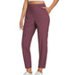 ❤️‍🔥Soldes d'été 50 % de réduction🏆Pantalon élastique pour femme à taille haute et poches zippées
