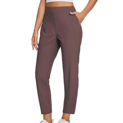 👖⚡ PROMO FLASH 50% ! Pantalon Femme Tissu Extensible 4 Sens – Poches Zippées, Confort & Mobilité, Idéal Sport & Quotidien ✨