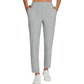👖 54 % DE RÉDUCTION EN CE MOMENT ! 💐 Pantalon élastiqué taille haute pour femme avec poches zippées – Pantalon court extensible et infroissable