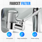 🚰 56% DE RÉDUCTION ! 💎 Ensemble de Buses Filtrantes Universelles Pivotantes 720° – 2 Modes d’Eau, Filtre Transparent & Installation Sans Outil 🛠️