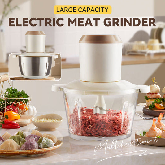 🍖 56% DE RÉDUCTION! 🔪 Hachoir à Viande Électrique Grande Capacité – Moteur Puissant, Lames En Acier Inoxydable & Idéal Pour La Préparation De Viande Hachée Maison 🥩
