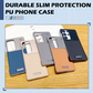 Coque de Téléphone de Protection Fine et Résistante en PU