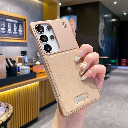 Coque de Téléphone de Protection Fine et Résistante en PU