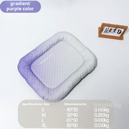 🐾 57% DE RÉDUCTION ❄️ Tapis rafraîchissant chien chat "Ice Silk" – Absorption chaleur supérieure & rembourrage PP nuage – Antidérapant, facile à laver, 3 coloris, S à XL – fraîcheur pour vos animaux tout l’été ☀️🐶🐱