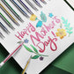 🎨🖊️ Ensemble de stylos à gel scintillants – Couleurs lumineuses, créativité illimitée, des traits qui brillent sur papier, cartes et journaux créatifs, le coffret magique pour petits et grands 🌈✨