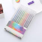 🎨🖊️ Ensemble de stylos à gel scintillants – Couleurs lumineuses, créativité illimitée, des traits qui brillent sur papier, cartes et journaux créatifs, le coffret magique pour petits et grands 🌈✨