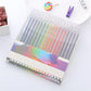 🎨🖊️ Ensemble de stylos à gel scintillants – Couleurs lumineuses, créativité illimitée, des traits qui brillent sur papier, cartes et journaux créatifs, le coffret magique pour petits et grands 🌈✨