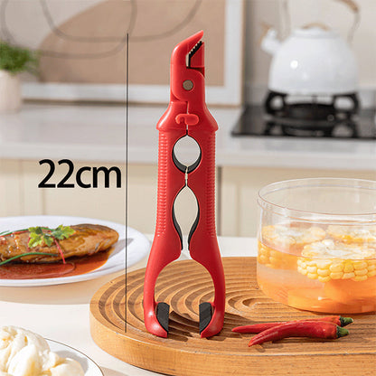 📢📢50% DE RÉDUCTION !!!✨Pince 3 en 1 pour bol et assiette en silicone