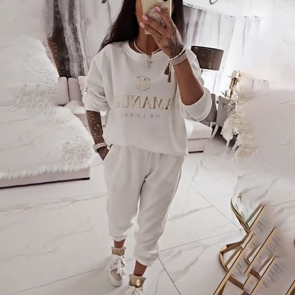 💃Ensemble décontracté pour femme — blouse imprimée et pantalon ample🔥Achetez 2 livraisons gratuites