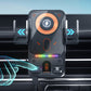 ✨ Stock limité disponible, ne le manquez pas !🙌Support de téléphone de voiture intelligent 2 en 1 avec fonction pivotante et chargeur sans fil