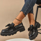 Mocassins à Plateau Élégants et Féminins avec Nœud