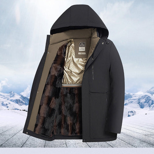 📢 50% DE RÉDUCTION ! ✨ Manteau Hiver Homme Parka Chaud - Isolation Haute Performance avec Capuche Amovible pour Temps Glacials ❄️🧥【Livraison gratuite】