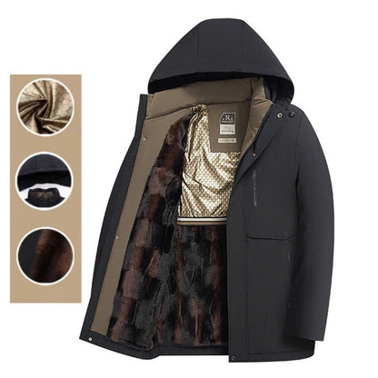 📢 50% DE RÉDUCTION ! ✨ Manteau Hiver Homme Parka Chaud - Isolation Haute Performance avec Capuche Amovible pour Temps Glacials ❄️🧥【Livraison gratuite】