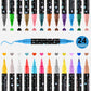🔥🎨Prix spécial de la semaine : 23.9€!!✨Marqueurs pinceaux à effet pailleté🥇 : Créez des œuvres scintillantes en toute fluidité 🥳(🌈24 à 120 couleurs | Écriture fluide sans bouchage | Ne traverse pas le papier📝)