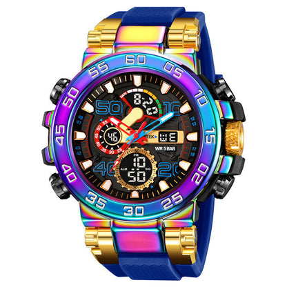 🔥💎Offre spéciale anniversaire : 60 % de réduction💎❤️ Montre à quartz pour homme, style punk coloré