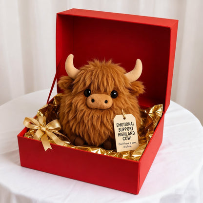 🔥54 % de réduction🐂Peluche « Highland Cow » pour le réconfort émotionnel