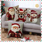 📢📢50% DE RÉDUCTION !!! 🎅Housse de coussin festive avec motif de Noël