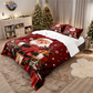 🎄 50 % DE RÉDUCTION MAINTENANT ! ✨ Ensemble de housse de couette 3 pièces festif pour Noël - Polyester brossé doux avec motifs de Noël pour une décoration saisonnière chaleureuse 🛏️❤️