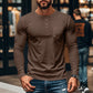 ⚡Offre flash Black Friday ! T-shirt à manches longues slim fit Henley pour homme 🔥50 % de réduction immédiate, le roi du rapport qualité-prix !