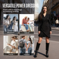 🌟 Robe Blazer à Plis -50% ! 💃 La pièce signature qui allie puissance du tailleur et sensualité de la robe ! ✨