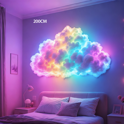 ⏳50 % de réduction pour une durée limitée⏰Décoration lumineuse LED Thundercloud à alimentation USB à monter soi-même🌈☁️