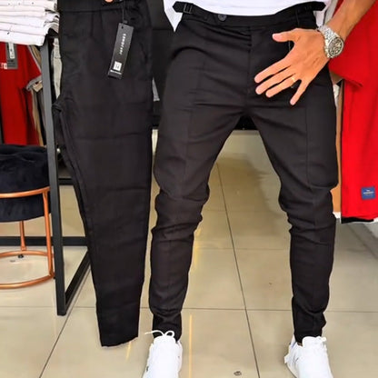 🔥 Soldes de Noël - 50 % de réduction 🎁❤️Herren Slim-Fit Hose mit verstellbarem Bund