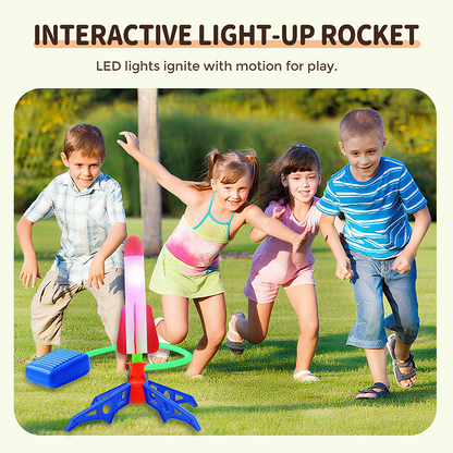 📢📢50 % de réduction !!!✨ Lance-Roquettes LED pour Enfants – Projectiles Mous, Effets Lumineux & Jeu d'Extérieur Sécurisé 🌟🧒