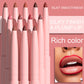 🔥Offres exceptionnelles – Coffret de 12 rouges à lèvres mats et crayons à lèvres (étui en bois) – Pour des lèvres parfaitement dessinées, quel que soit votre look ✨
